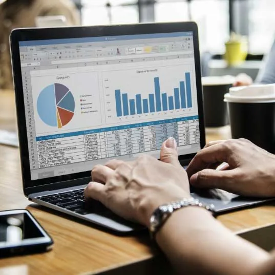 Analyse de données sur un ordinateur portable